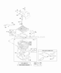 Cylinder Head KitsGasket Sets-Valve Diagram and Parts List for 135432-0120-02  Briggs and Stratton Engine